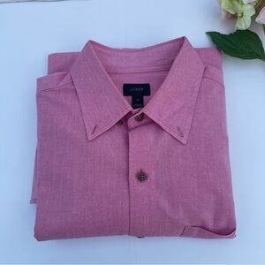 J. Crew Men's Casual Button Down in Pink size M